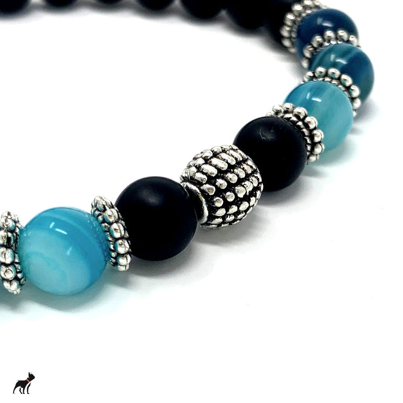 Ade Black Blue Bracelet