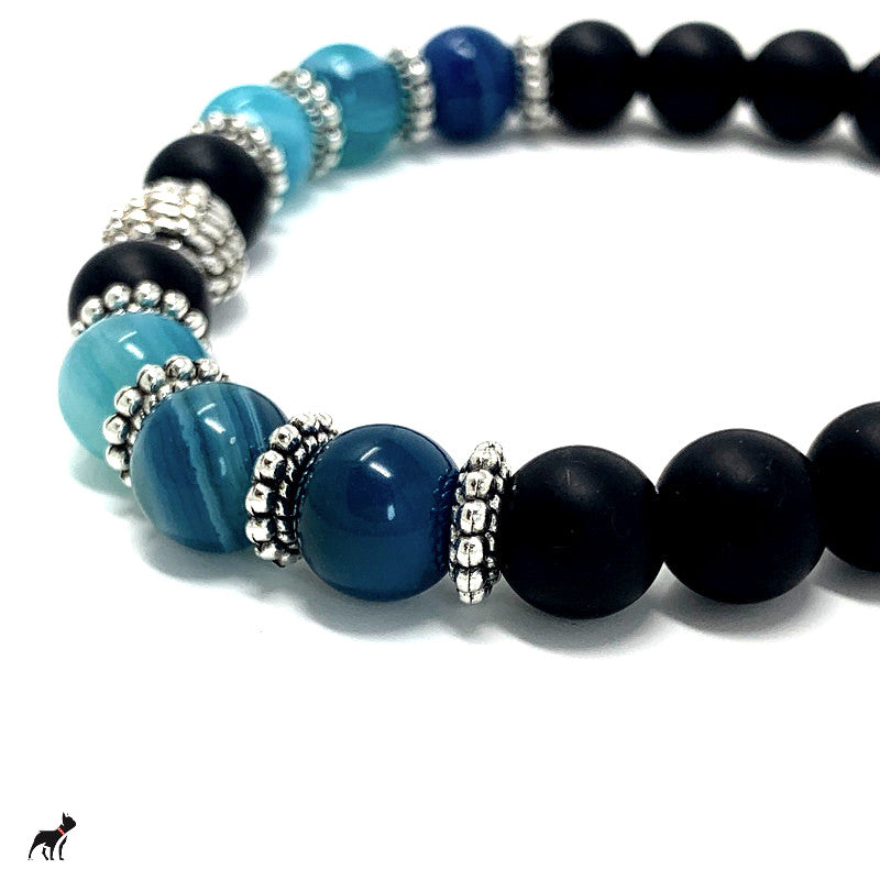 Ade Black Blue Bracelet